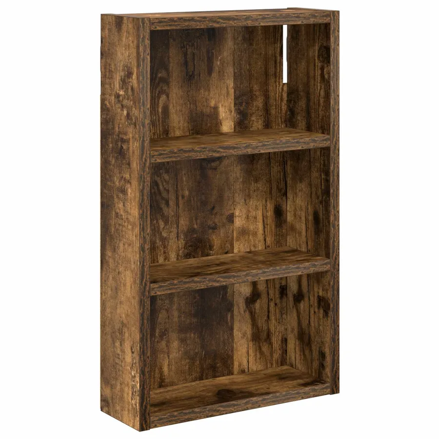 Armoire murale de salle de bain Chêne Fumé 30 x 10 x 50 cm - 2