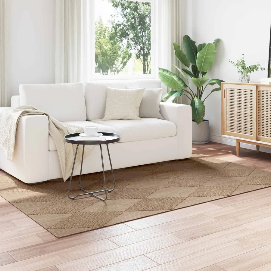 Tapis de surface AGIRA Naturel 230 x 160 cm Polyester