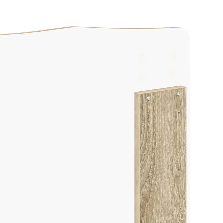 Cadre de lit Chêne Sonoma 150 x 200 cm Bois d'ingénierie - 12