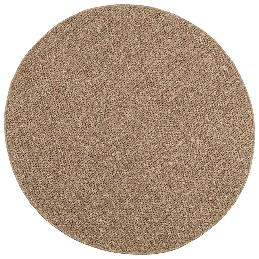 Tapis de surface Rond AGIRA Naturel Ø 160 CM Polyester