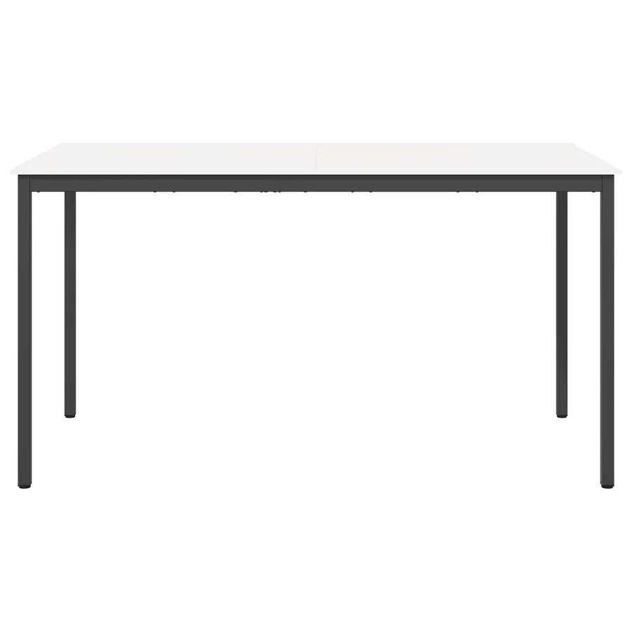 Table de bar Blanc 200 x 100 x 105 cm Bois de pin massif - 5