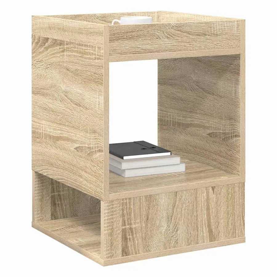 Table d'appoint Chêne Sonoma 40 x 40 x 56 cm Bois d'ingénierie - 3