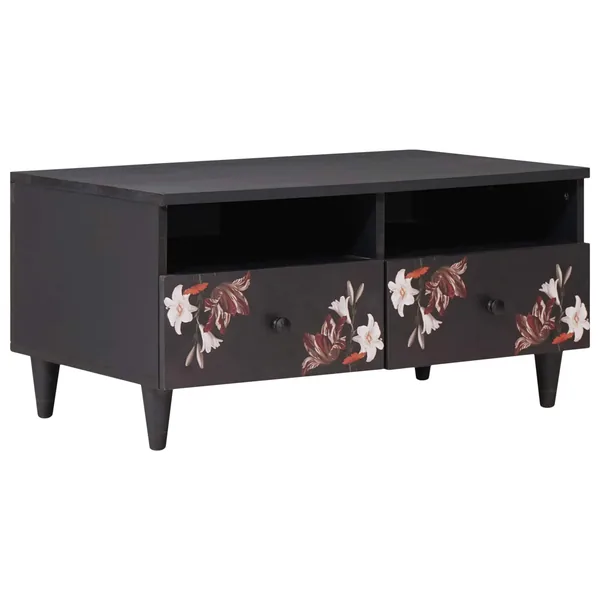 Table basse Multicolore 80 x 54 x 40 cm Bois de mangue massif