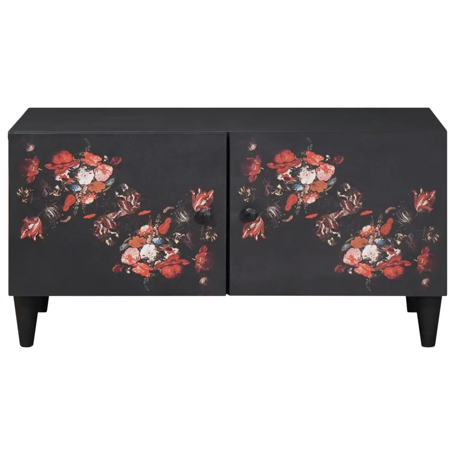 Table basse Multicolore 80 x 50 x 40 cm Bois de mangue massif - 3