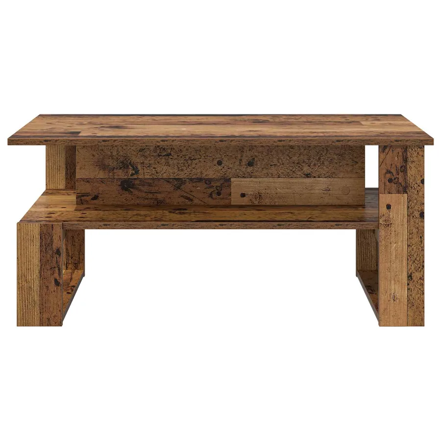Table basse Bois ancien 90 x 50 x 40 cm Bois d'ingénierie - 5