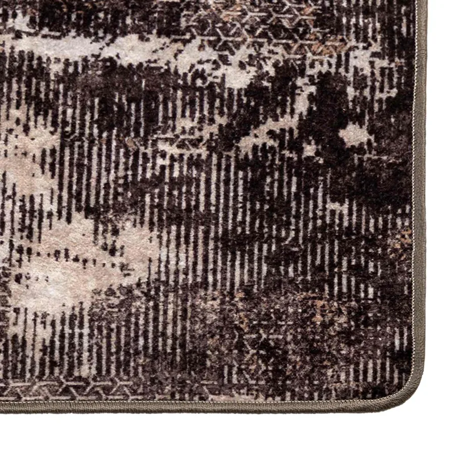 Coureur de Tapis MARSA Noir 100 x 100 cm Polyester et PVC - 5