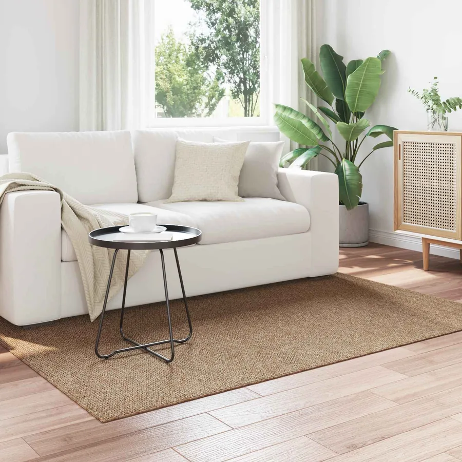 Tapis de surface AGIRA Naturel 200 x 140 cm Polyester