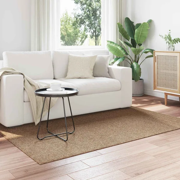 Tapis de surface AGIRA Naturel 200 x 140 cm Polyester