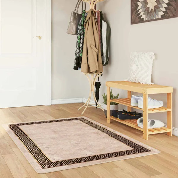 Coureur de Tapis MARSA Noir 100 x 150 cm Polyester et PVC
