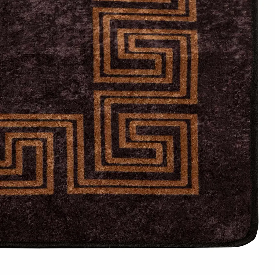 Coureur de Tapis MARSA Noir 100 x 150 cm Polyester et PVC - 5