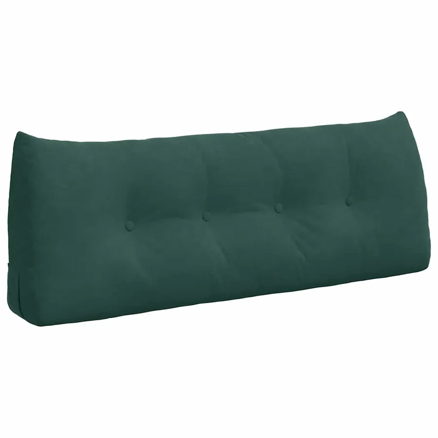 Coussin de Dos Vert foncé 120 x 24 x 50 cm Velours - 2