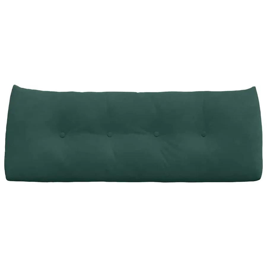 Coussin de Dos Vert foncé 120 x 24 x 50 cm Velours - 6