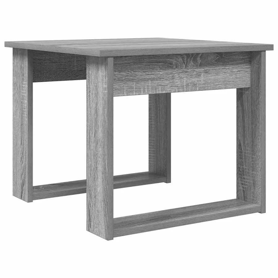 Ensemble de tables basses 2 pcs Gris Sonoma Bois d'ingénierie - 6