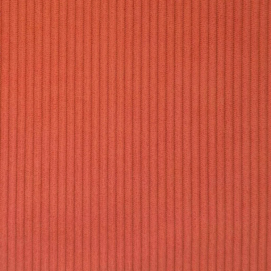 Chaise lounge avec jupe avec coussin 3 pcs Rouge orange - 8
