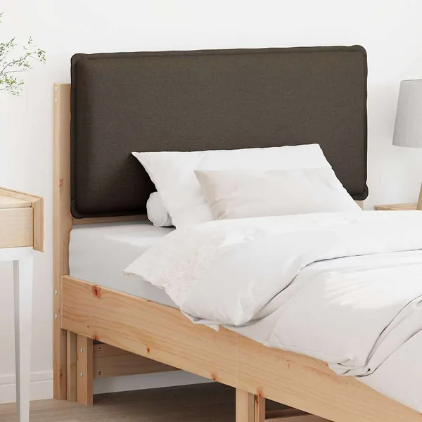 Tête de lit capitonnée Gris Naturel et Clair 100 cm Pin massif