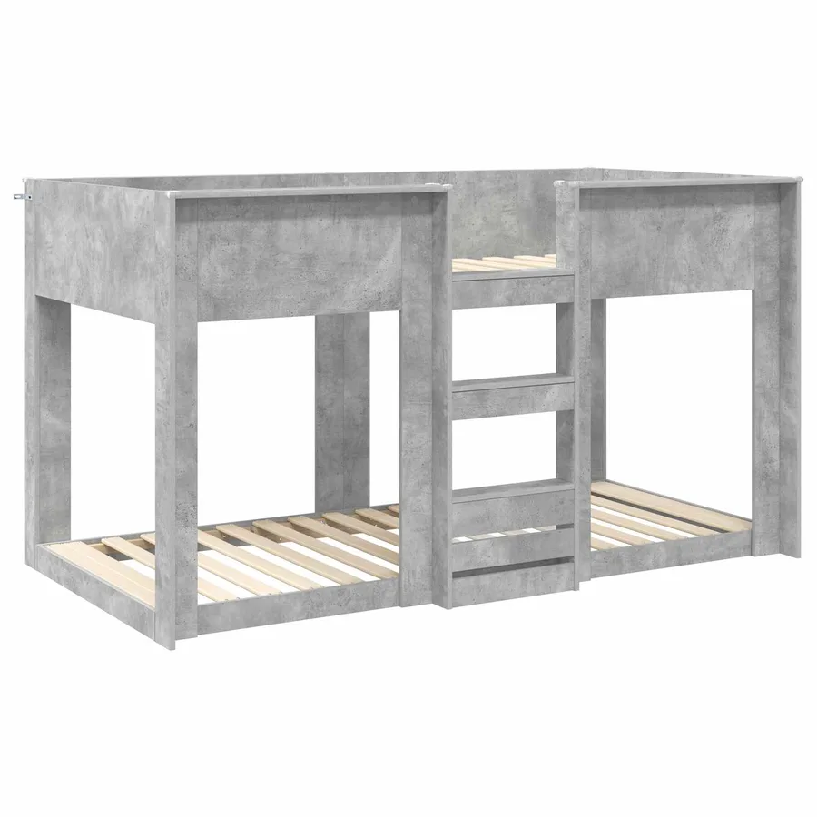 Lit Superposé pour Enfants Gris béton 80 x 200 cm - 4