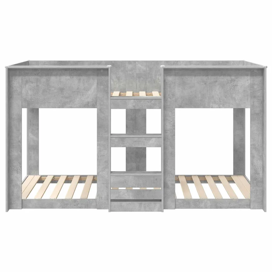 Lit Superposé pour Enfants Gris béton 80 x 200 cm - 5