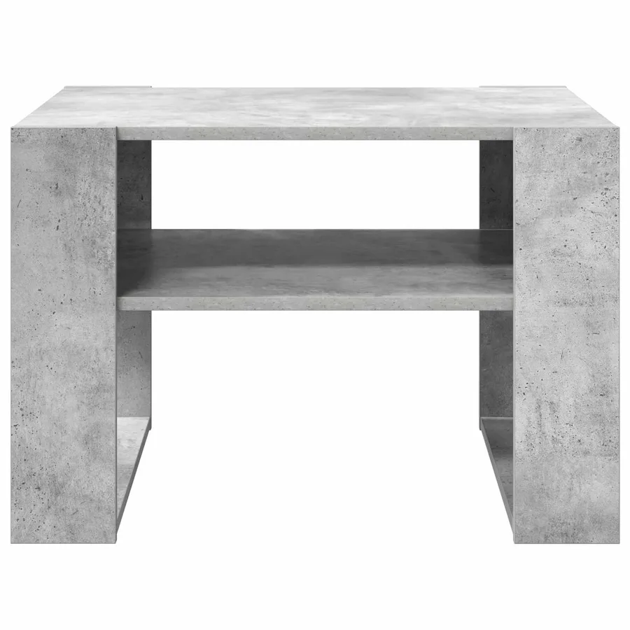 Table basse Gris béton 66 x 53 x 45 cm Bois d'ingénierie - 5