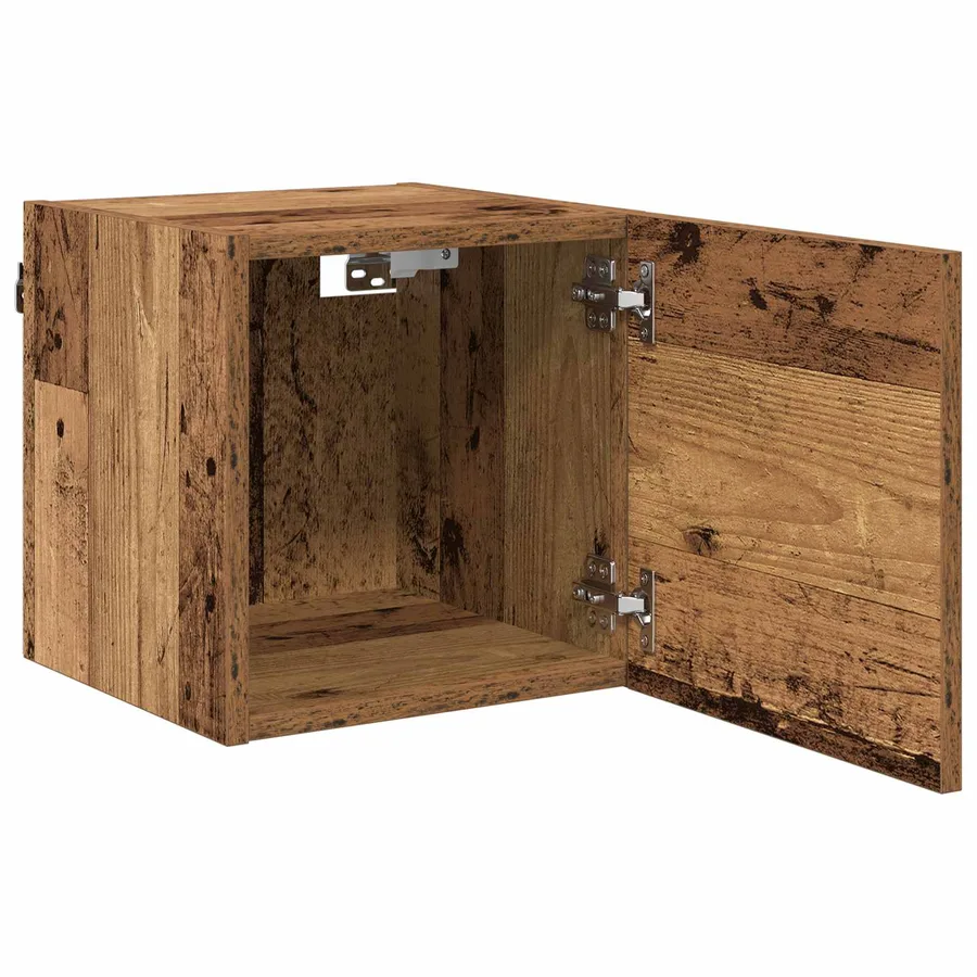 Meuble TV mural Bois ancien 30,5 x 30 x 30 cm Bois d'ingénierie - 5