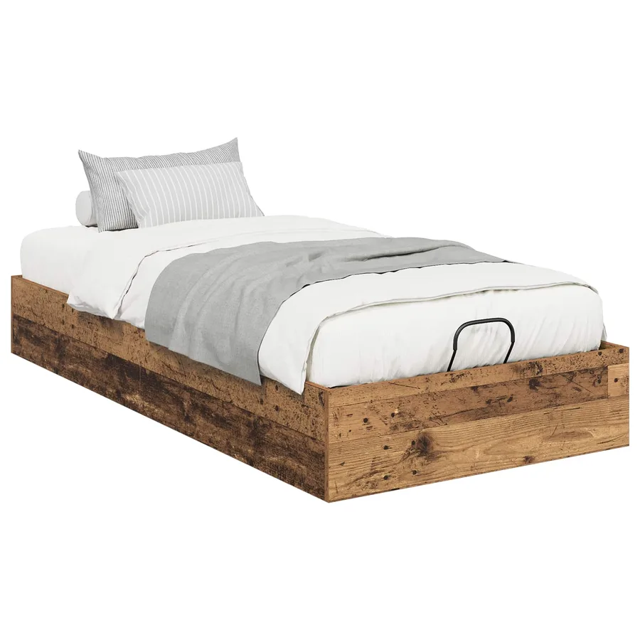 Cadre de lit ottoman avec stockage Bois ancien 80,5 x 200 cm - 3
