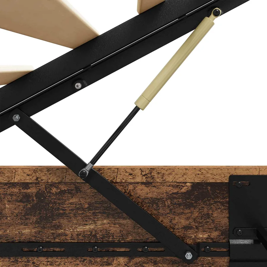 Cadre de lit ottoman avec stockage Bois ancien 80,5 x 200 cm - 9