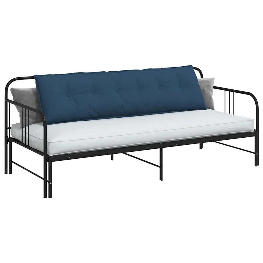 Coussin de Dos Bleu 180 x 19 x 50 cm tissu - 3