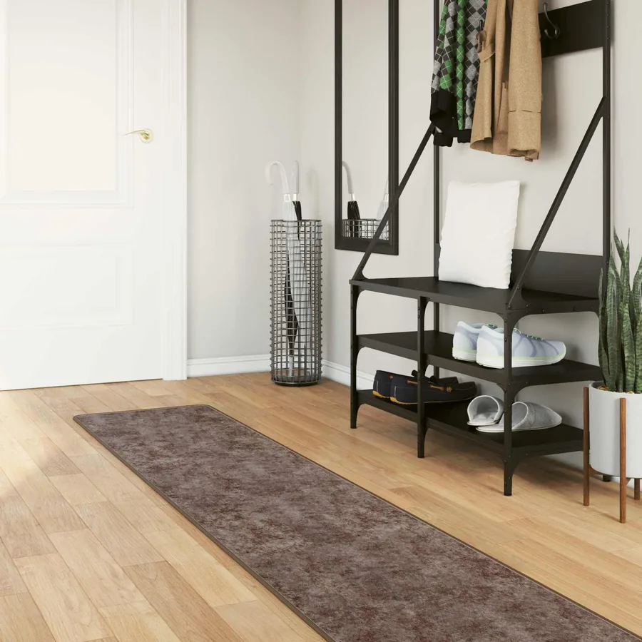 Coureur de Tapis MARSA Gris 50 x 400 cm Polyester et PVC