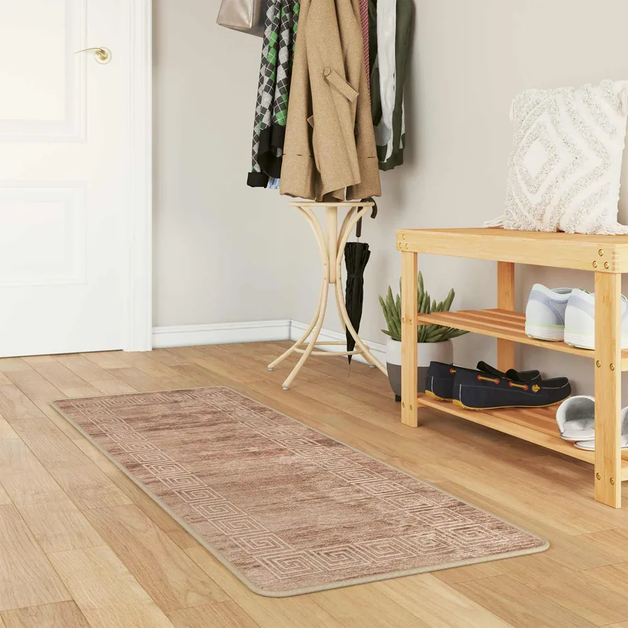 Coureur de Tapis MARSA Blanc 50 x 100 cm Polyester et PVC
