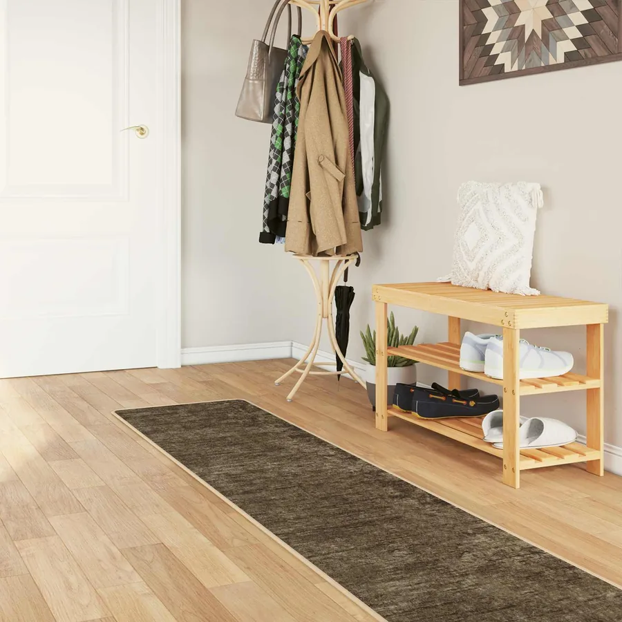 Coureur de Tapis MARSA Vert forêt 50 x 250 cm Polyester et PVC