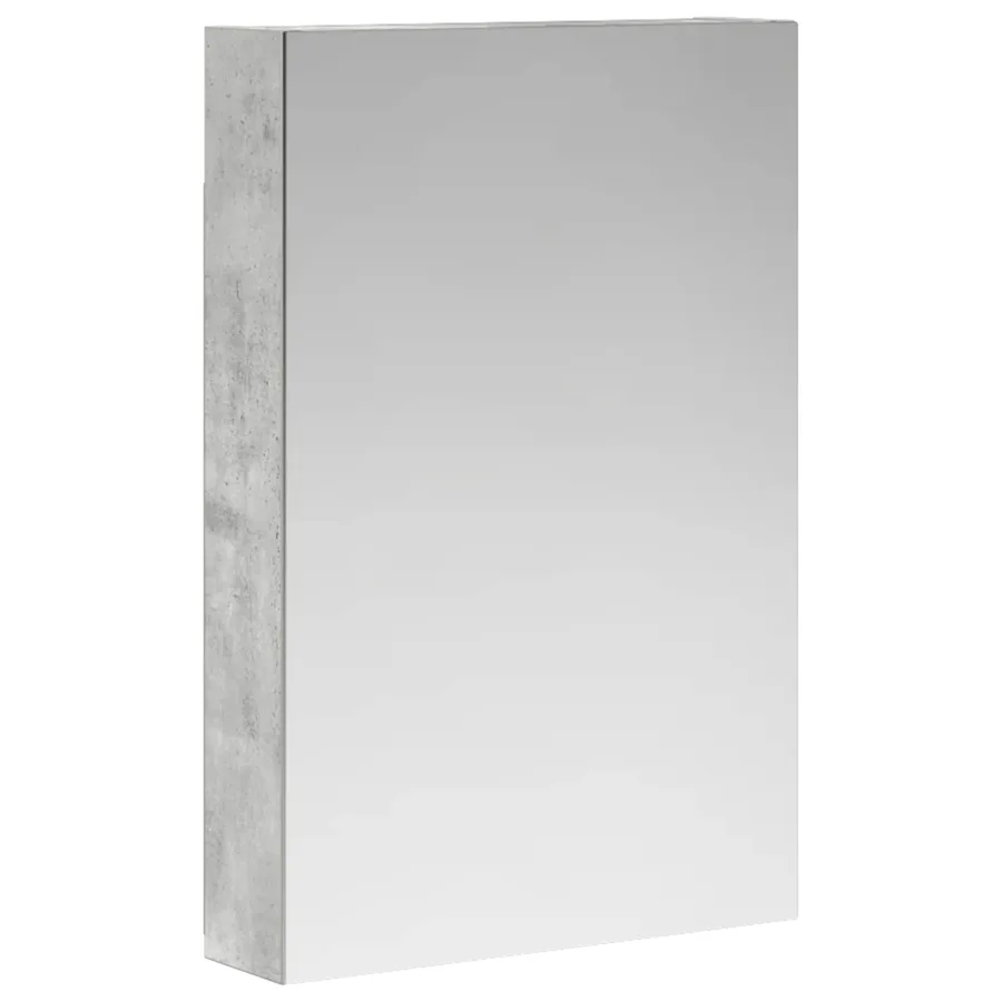 Armoire Miroir de Salle de Bain Gris béton 40 x 10,5 x 60,5 cm - 2