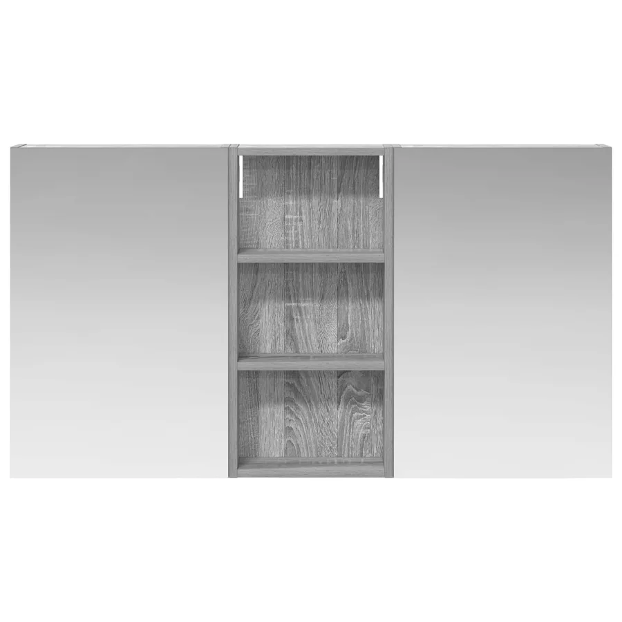 Ensemble de Meubles de Salle de Bain 3 pcs 110 x 10,5 x 60,5 cm - 6