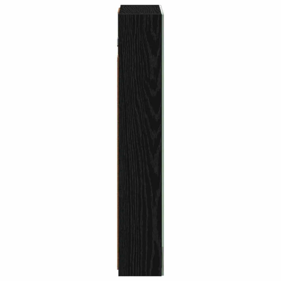 Armoire Miroir de Salle de Bain Chêne noir 40 x 10,5 x 60,5 cm - 7