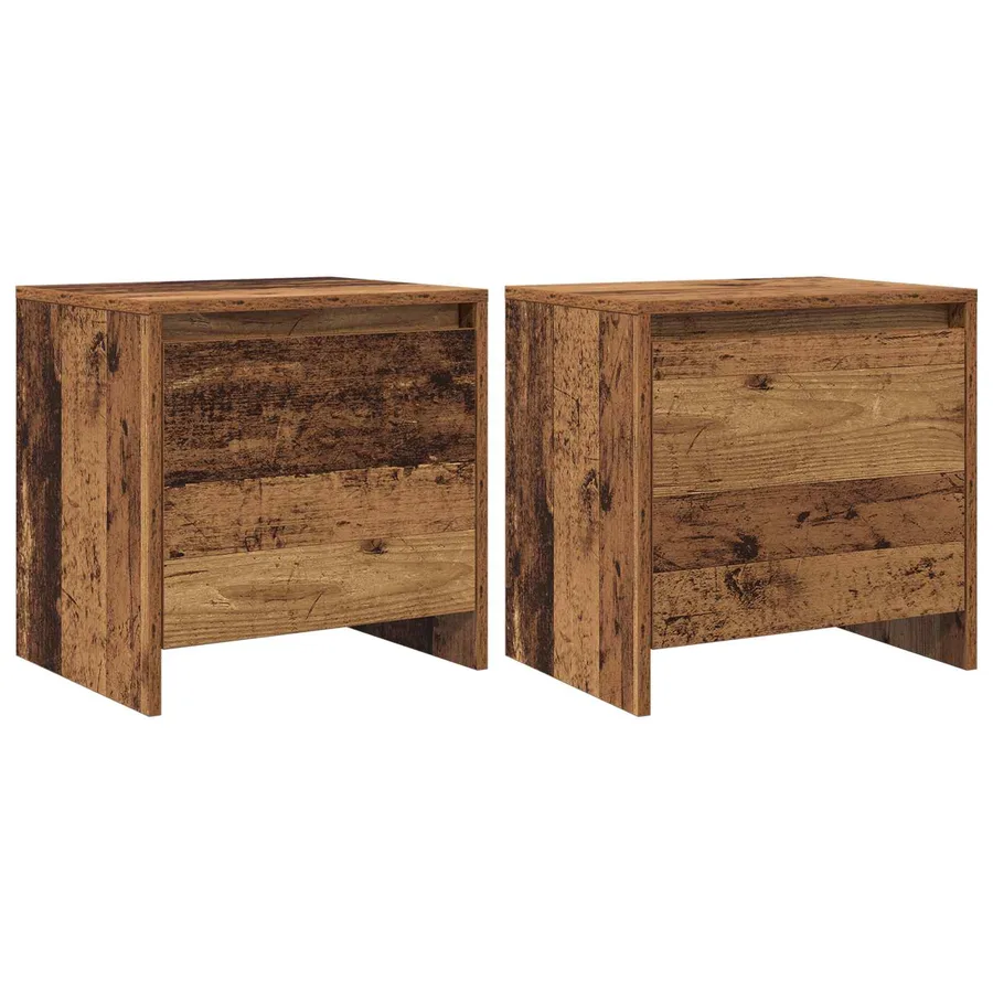 Cabinet de chevet Bois ancien 45 x 34 x 44,5 cm - 2