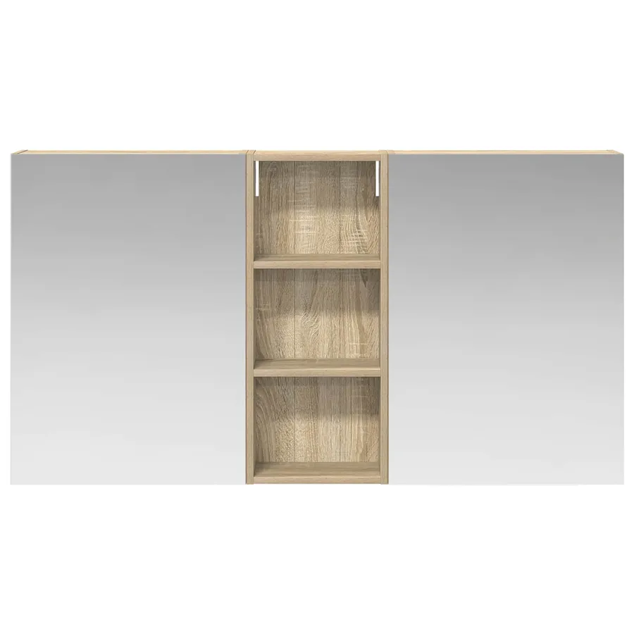Ensemble de Meubles de Salle de Bain 3 pcs 130 x 14,5 x 70 cm - 6