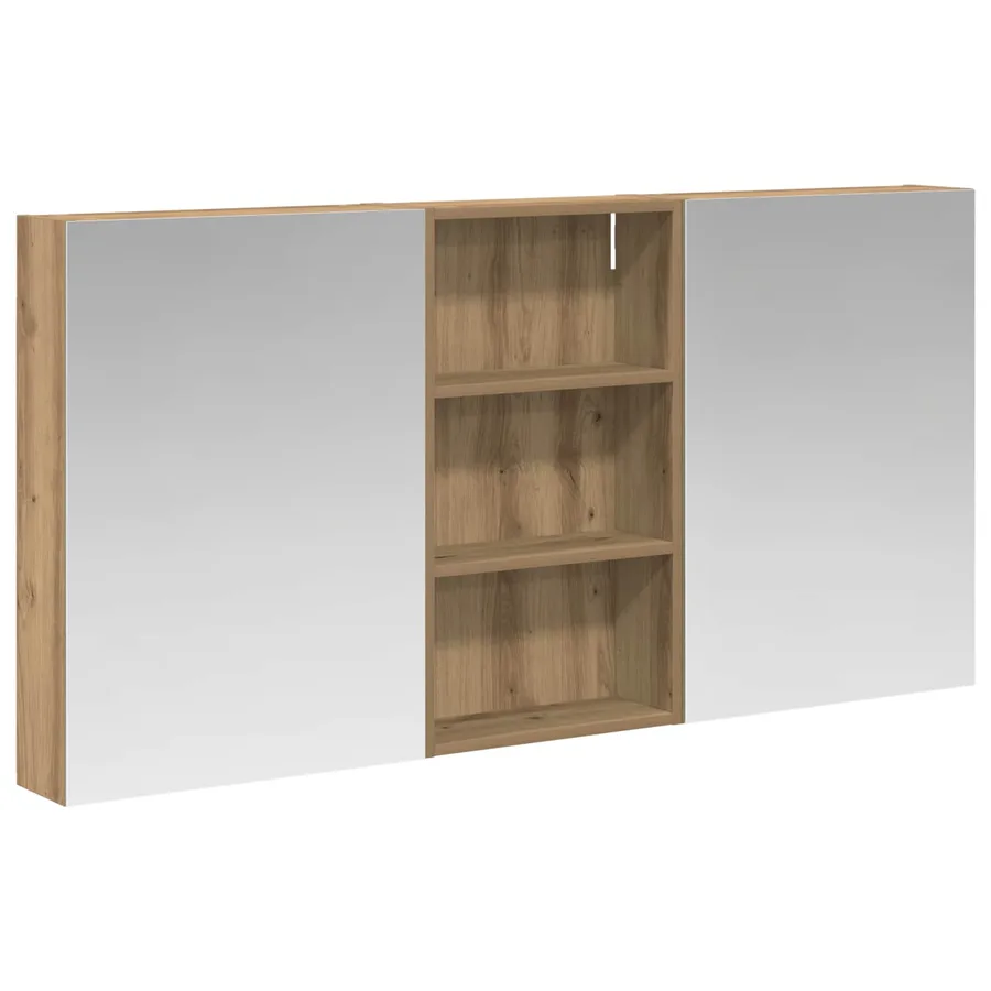 Ensemble de Meubles de Salle de Bain 3 pc 140 x 14,5 x 70 cm - 2