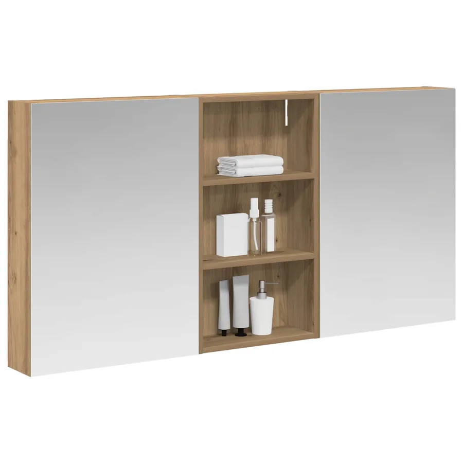 Ensemble de Meubles de Salle de Bain 3 pc 140 x 14,5 x 70 cm - 3
