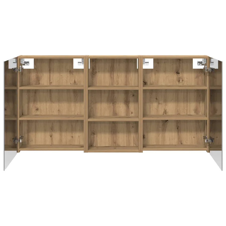 Ensemble de Meubles de Salle de Bain 3 pc 140 x 14,5 x 70 cm - 7
