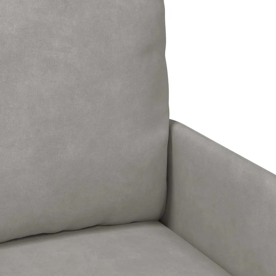 Canapés avec coussin 55cm Gris clair Contreplaqué - 7