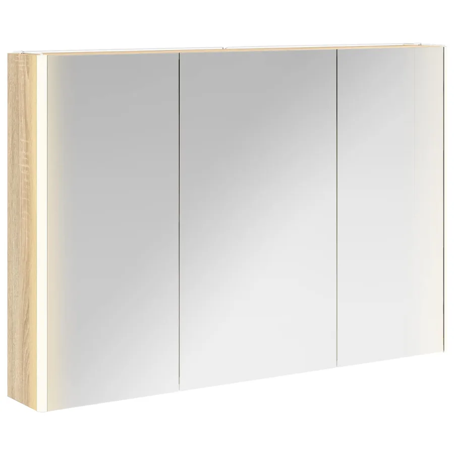 Armoire Miroir de Salle de Bain Chêne Sonoma - 2
