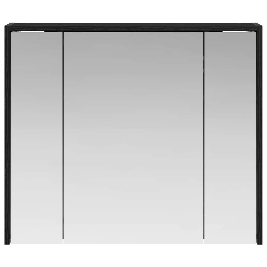 Armoire Miroir de Salle de Bain Chêne noir 73,5 x 16 x 62,5 cm - 5