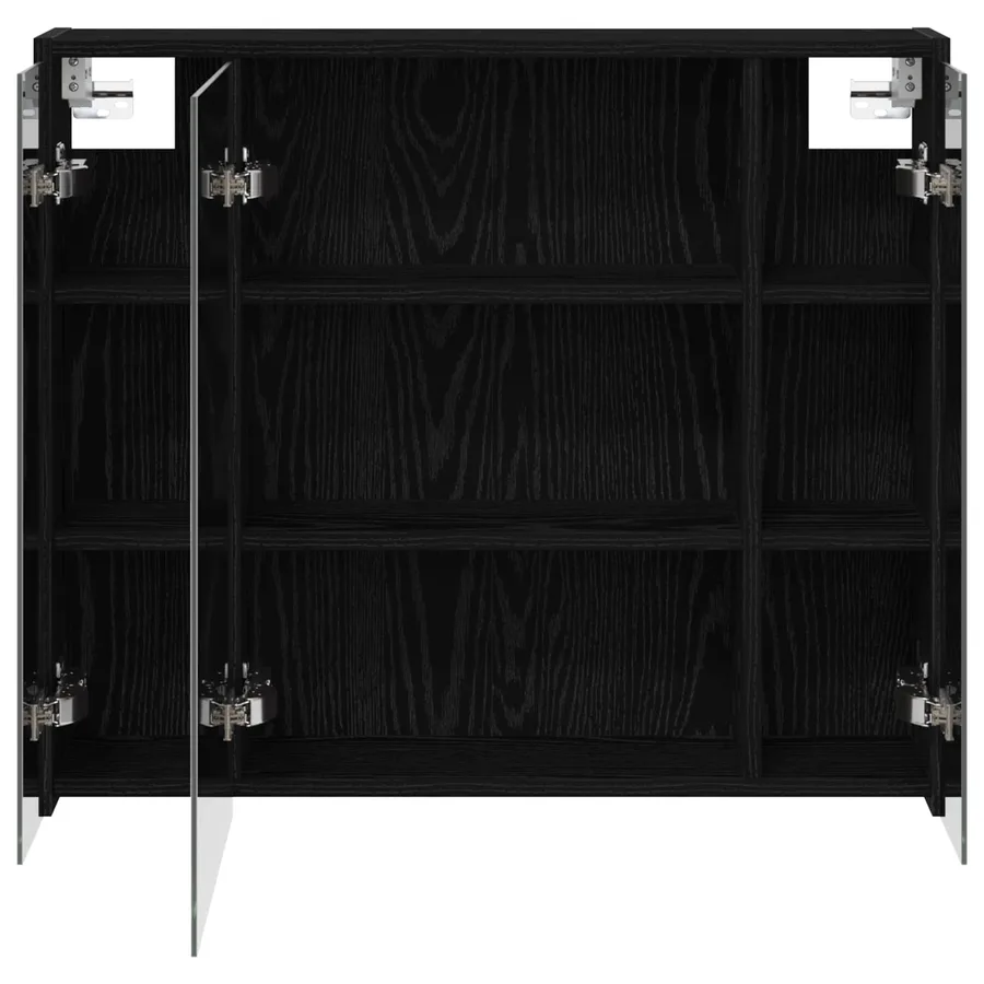 Armoire Miroir de Salle de Bain Chêne noir 73,5 x 16 x 62,5 cm - 6