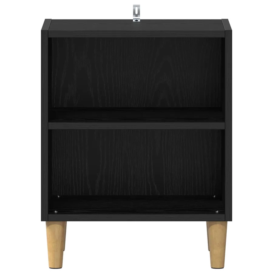 Armoire de lit Chêne noir 40 x 30 x 50 cm Bois d'ingénierie - 4