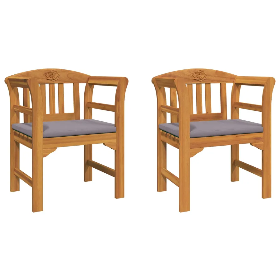 Banc rose Naturel 68,5 x 46 x 82,5 cm Bois d'Acacia Massif - 2