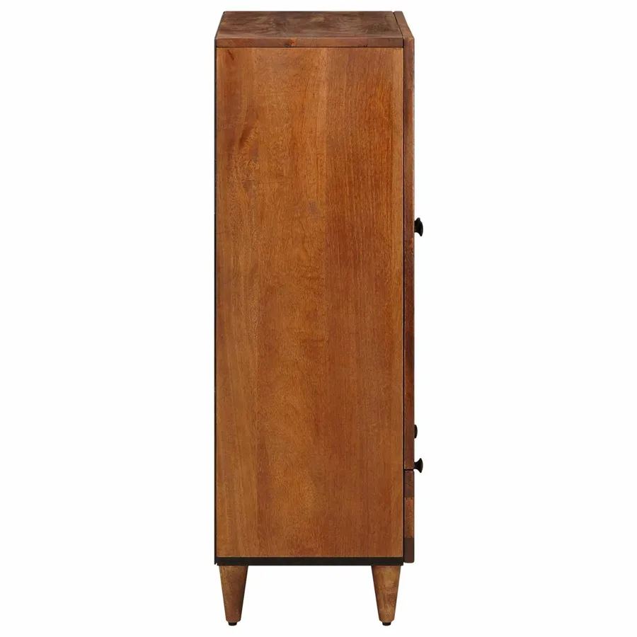 Haut Armoire Noyer 60 x 33,5 x 100 cm Bois de mangue massif - 5
