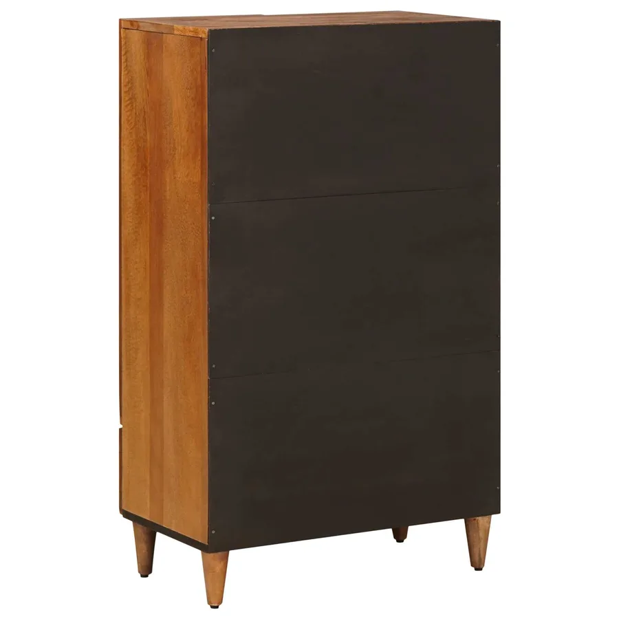 Haut Armoire Noyer 60 x 33,5 x 100 cm Bois de mangue massif - 6