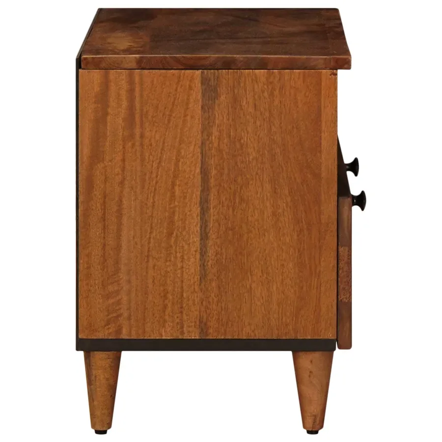 Table basse Marron 80 x 54 x 40 cm Bois de mangue massif - 5