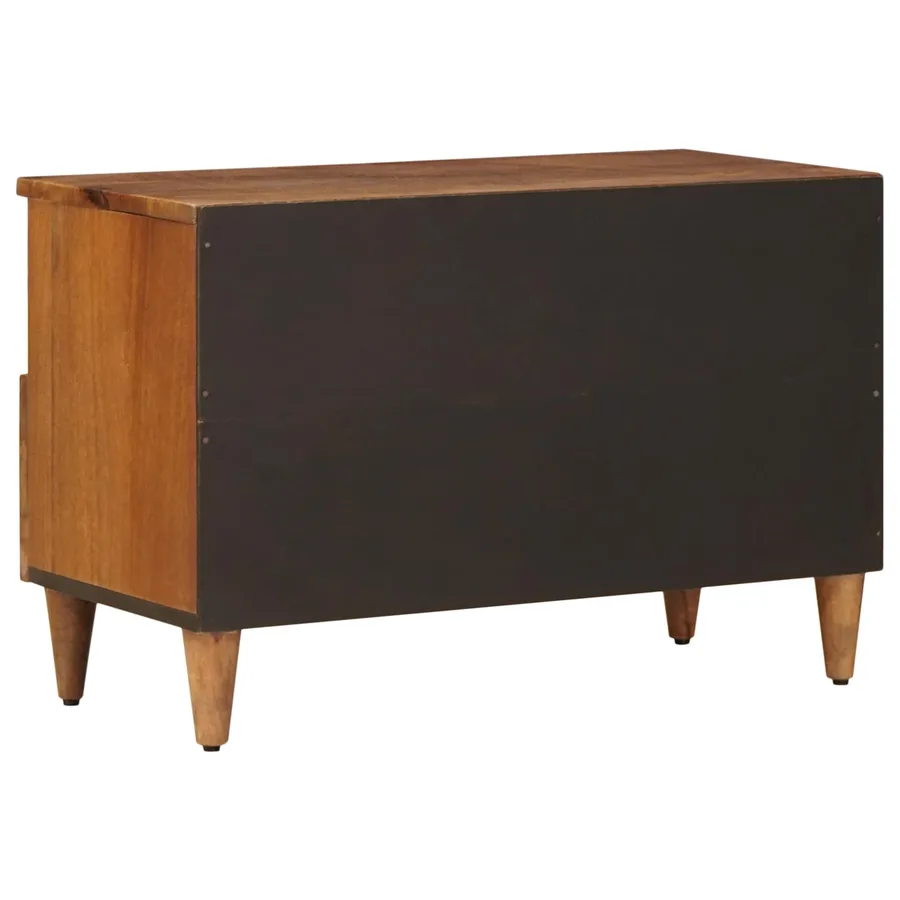 Table basse Marron 80 x 54 x 40 cm Bois de mangue massif - 6