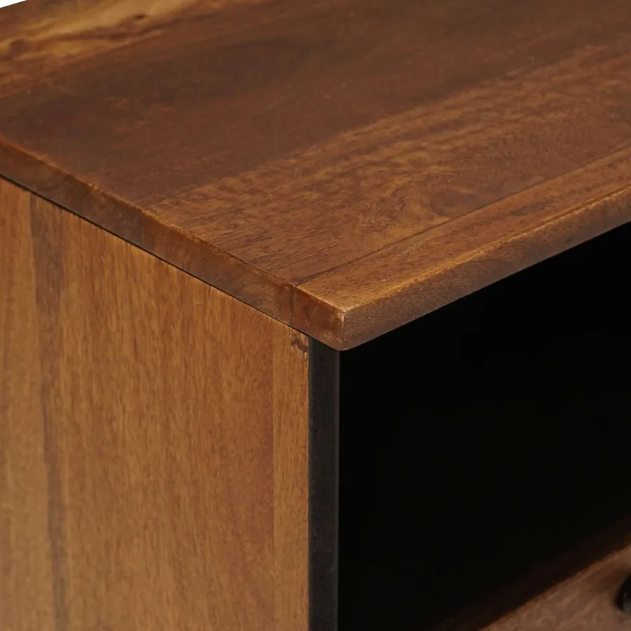 Table basse Marron 80 x 54 x 40 cm Bois de mangue massif - 7