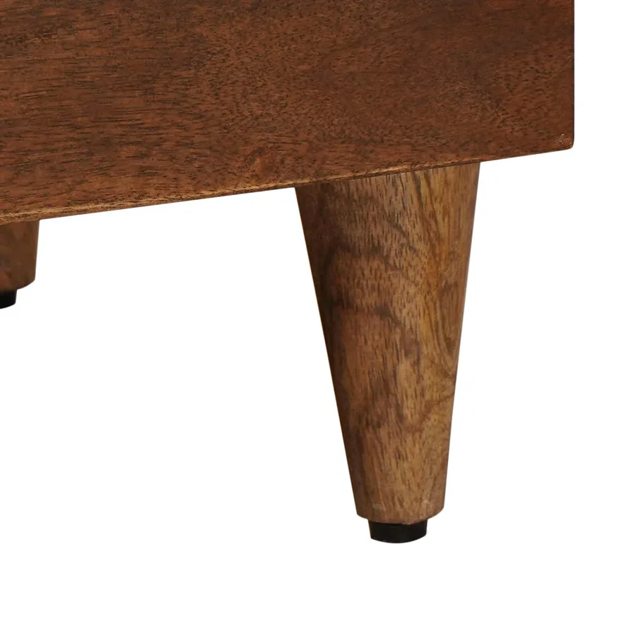 Table basse Marron 80 x 54 x 40 cm Bois de mangue massif - 9