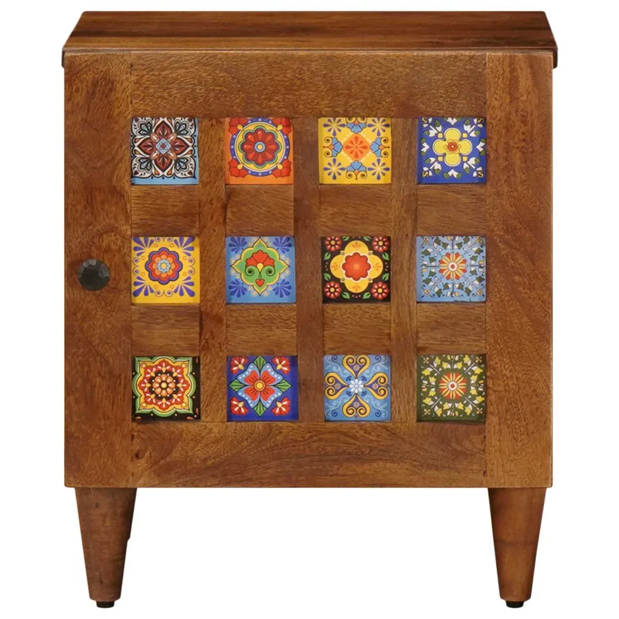 Cabinet de chevet 2 pcs Marron 40 x 33 x 46 cm - 4